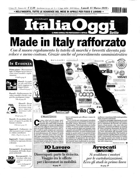 Italia oggi : quotidiano di economia finanza e politica